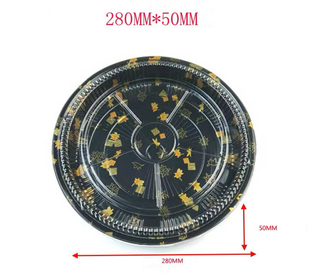 PET Round sushi box 28cm