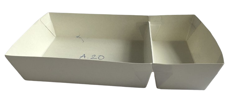 Frietbakjes A20 wit | 800 stuks